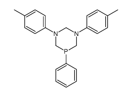 1,3-bis(4-methylphenyl)-5-phenyl-1,3,5-diazaphosphinane结构式