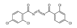 N,N'-bis-(2,4-dichloro-benzoyl)-sulfur diimide结构式
