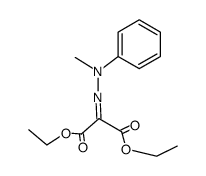 diethyl mesoxalate methyl(phenyl)hydrazone Structure