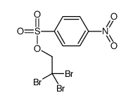 Benzenesulfonic acid, p-nitro-, 2,2,2-tribromoethyl ester结构式