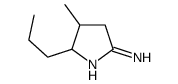 2H-Pyrrol-5-amine,3,4-dihydro-3-methyl-2-propyl-(9CI) Structure