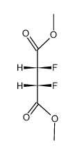 Butanedioic acid, 2,3-difluoro-, dimethyl ester, (R*,S*)- (9CI) Structure