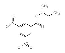 Benzoic acid, 3,5-dinitro-, sec-butyl ester Structure