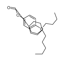(4-butoxyphenyl) 1-pentylbicyclo[2.2.2]octane-4-carboxylate结构式