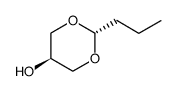 trans-2-n-propyl-5-hydroxy-1,3-dioxane Structure