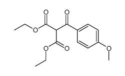 diethyl 2-(4-methoxybenzoyl)malonate结构式