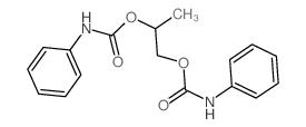 1,2-Propanediol,1,2-bis(N-phenylcarbamate)结构式