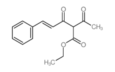 4-Pentenoic acid,2-acetyl-3-oxo-5-phenyl-, ethyl ester结构式