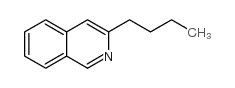 3-丁基异喹啉结构式