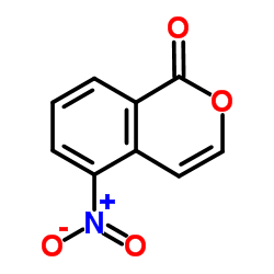 5-硝基-1H-异色烯-1-酮结构式