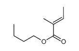 (Z)-2-甲基-2-丁酸丁酯结构式