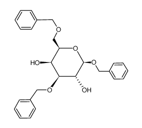 benzyl 3,6-di-O-benzyl-β-D-galactopyranoside结构式