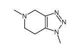 (9ci)-4,5,6,7-四氢-1,5-二甲基-1H-1,2,3-噻唑并[4,5-c]吡啶结构式