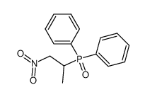 diphenyl-α-methyl-β-nitroethylphosphine oxide Structure