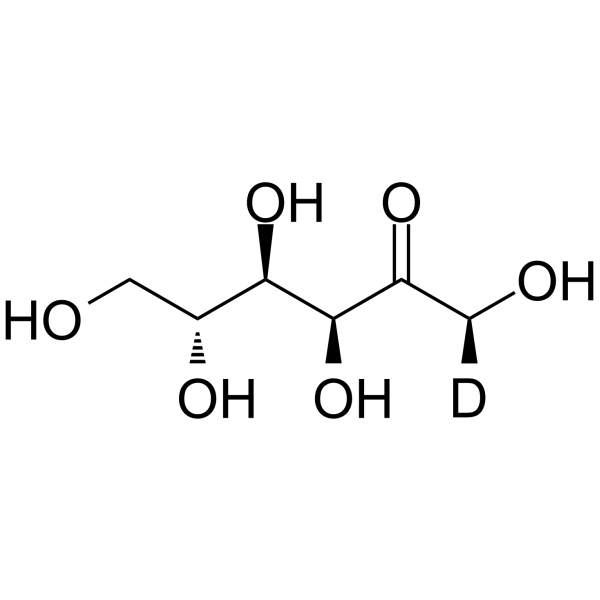 D-Fructose-d-2 Structure