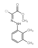 METHYL CHLORO[(2,3-DIMETHYLPHENYL)HYDRAZONO]ACETATE结构式