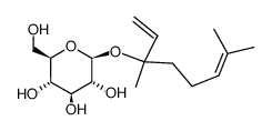 linalool 3-O-β-D-glucopyranoside Structure