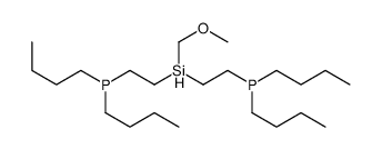 dibutyl-[2-[2-dibutylphosphanylethyl(methoxymethyl)silyl]ethyl]phosphane Structure