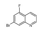 7-溴-5-氟喹啉结构式