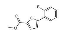 5-(2-fluorophenyl)furan-2-carboxylic acid methyl ester Structure