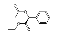 (S)-2-acetoxy-2-phenylacetic acid ethyl ester Structure