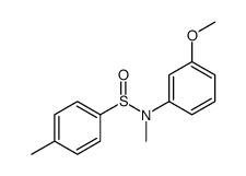 N-(3-methoxyphenyl)-N,4-dimethylbenzenesulfinamide结构式