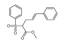 methyl 2-(benzenesulfonyl)-5-phenylpent-4-enoate Structure