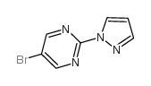 5-Bromo-2-pyrazol-1-yl-pyrimidine Structure