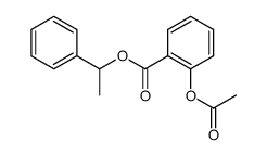 1-phenylethyl 2-acetoxybenzoate结构式