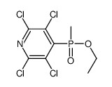 2,3,5,6-tetrachloro-4-[ethoxy(methyl)phosphoryl]pyridine Structure