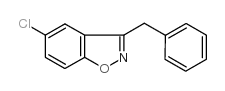 3-苄基-5-氯苯并异噁唑结构式