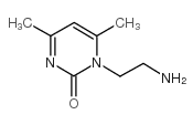 1-(2-氨基乙基)-4,6-二甲基嘧啶-2(1H)-酮结构式