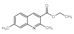 2,7-二甲基喹啉-3-羧酸乙酯结构式