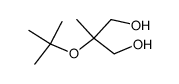 2-methyl-2-tert-butoxypropane-1,3-diol结构式