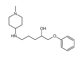 5-[(1-methylpiperidin-4-yl)amino]-1-phenoxypentan-2-ol Structure