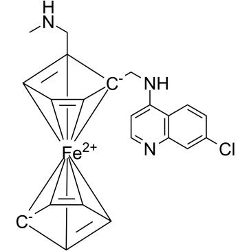 Desmethyl ferroquine Structure
