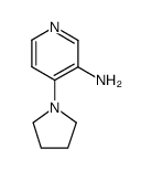 4-pyrrolidin-1-yl-pyridin-3-ylamine结构式
