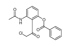 Acetamide, N-[3-(benzoyloxy)-2-(2-chloroacetyl)phenyl] Structure