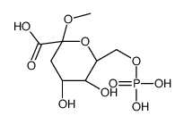 METHYL 3-DEOXY-D-ARABINO-HEPTULOPYRANOSIDE-7-PHOSPHATE结构式