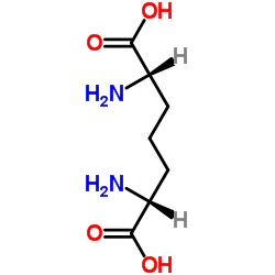 meso-2,6-Diaminopimelic acid structure