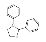 2,3-diphenylthiazolidine Structure