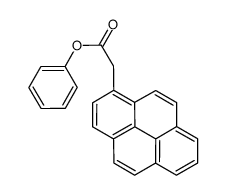 phenyl 2-pyren-1-ylacetate结构式