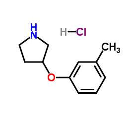 3-(m-tolyloxy)pyrrolidine Structure
