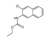 ethyl 3-chloronaphthalene-2-carbamate Structure