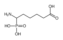 6-amino-6-phosphonohexanoic acid Structure