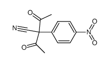 (4-Nitro-phenyl)-diacetyl-cyan-methan Structure