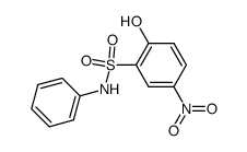 2-hydroxy-5-nitro-benzenesulfonic acid anilide Structure