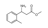 methyl 3-amino-3-(2-methylphenyl)propanoate结构式