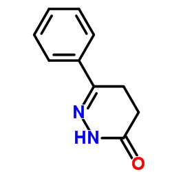 4,5-二氢-6-苯基-3(2H)-哒嗪酮结构式