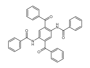 N,N'-(2,5-dibenzoyl-p-phenylene)-bis-benzamide Structure